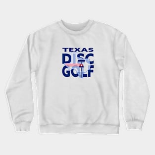 Texas Disc Golf - Reflection Blue Crewneck Sweatshirt